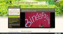 Desktop Screenshot of labineepaysanne.com