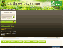 Tablet Screenshot of labineepaysanne.com